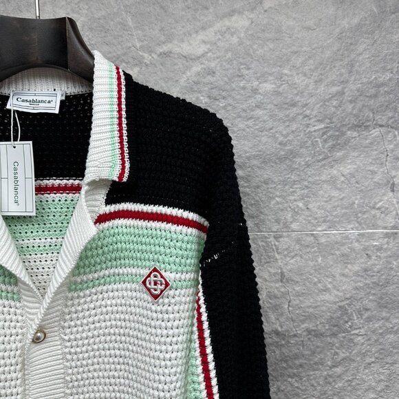 Casablanca Stripe Detail Cardigan - Picture 4 of 9